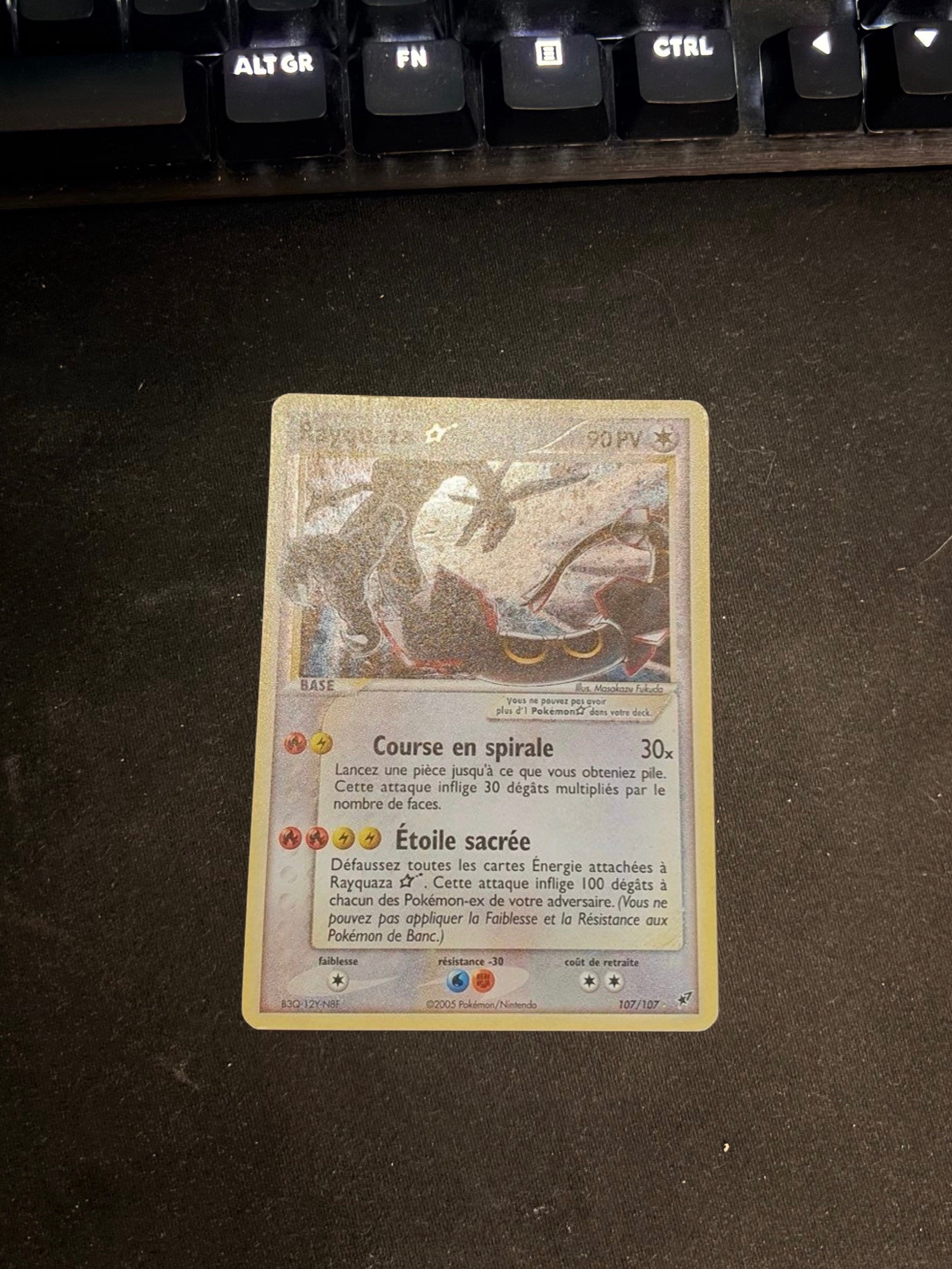 Rayquaza star fr dx 107