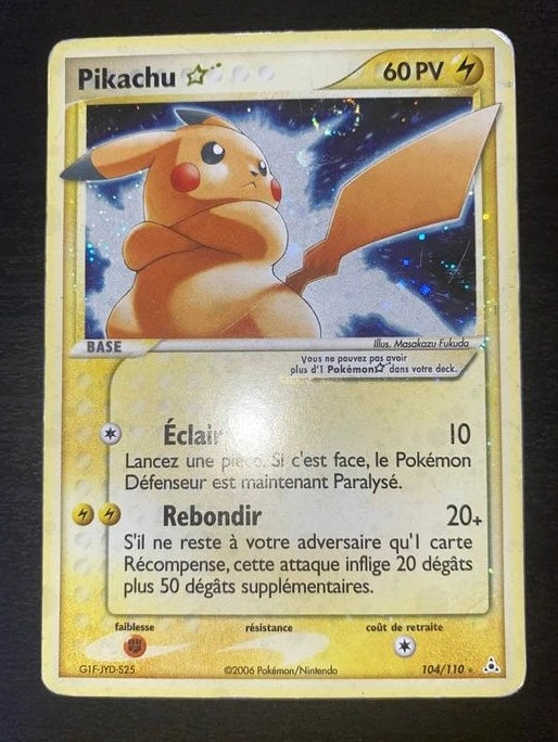 Pikachu Gold star fr