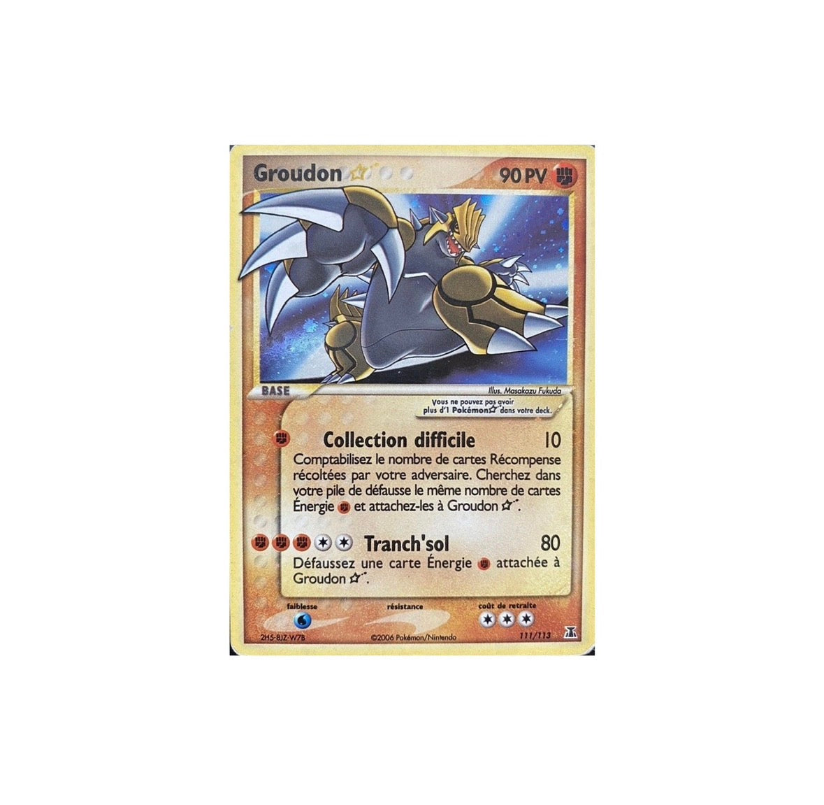 Groudon Gold star FR