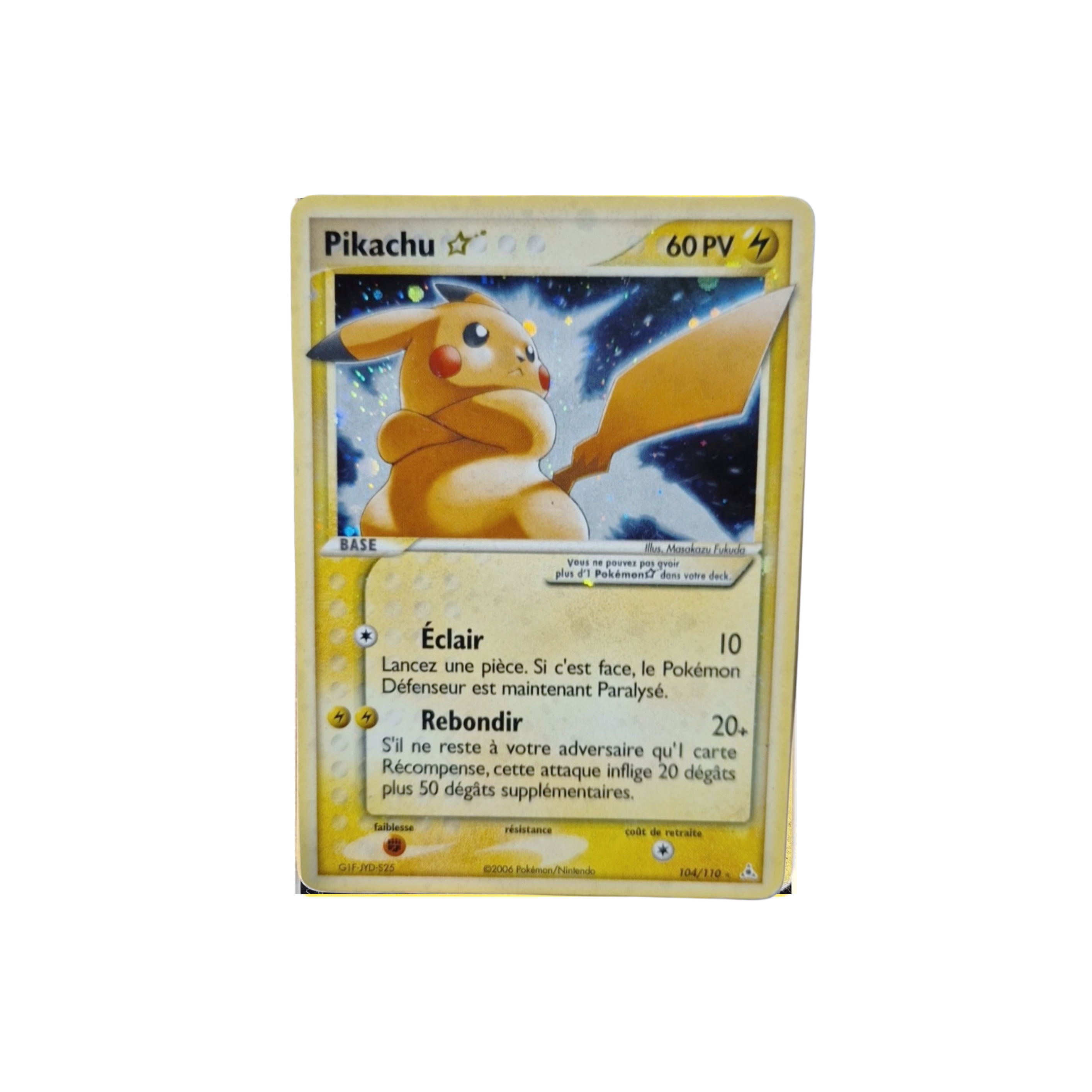 Pikachu Gold star fr